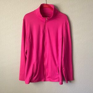Bright Pink Women's Full-Zip Utility Jacket